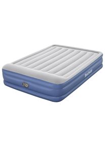 Bestway Luftbett Tritech AIR 67630 , Hellgrau, Dunkelblau , Kunststoff , 152x46x203 cm , RoHS, Dekra , integrierte elektrische Pumpe, integriertes