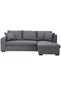 Xora Ecksofa , Grau , Textil , Füllung: Schaumstoff,Schaumstoff , Ottomane rechts, L-Form , 238x158 cm , Made in EU , Liegefunktion, seitenverkehrt