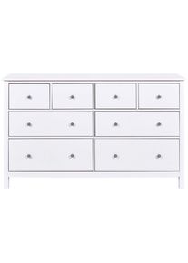 Livetastic Sideboard , Weiß , Metall , Kiefer , massiv , 8 Schubladen , 160x96x40 cm , Holzmöbel, Kommoden Holz, Sideboards Holz