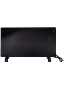 Atrigo Glas-Konvektor LED 2000W , Glas, Kunststoff , 51x12x88 cm , Elektrogeräte, Heizgeräte, Heizstrahler