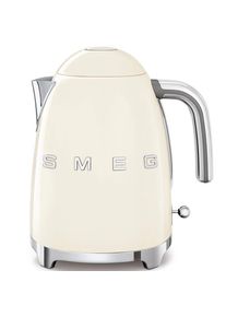 Smeg Wasserkocher , Creme , Metall , 1,7 l , 22.3x24.8x17.1 cm , automatische Abschaltung, manuelle Abschaltung, Trockengehschutz, Überhitzungsschutz,