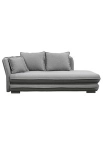 Mid.you Liege , Grau , Textil , Füllung: Schaumstoff,Schaumstoff , 107x84x99 cm , Rücken echt, Armteil links , Wohnzimmer, Sofas & Couches,