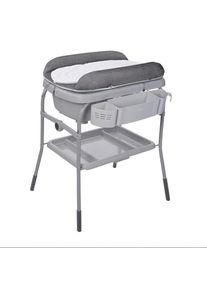 Chicco Babybadewanne , Graphitfarben , Metall, Kunststoff , 63.5x103x107 cm , Pflegen, Baden, Babybadewannen