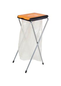 Xxxl Müllsackständer , Orange, Schwarz , Metall, Kunststoff , 40x82x38 cm , Haushalt & Kleinelektro, Reinigung, Mülleimer & Abfallsammler
