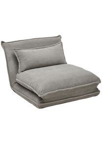 CARRYHOME Schlafsessel , Grau , Textil , 83x76.5x59 cm , Bsci , Relaxfunktion, Liegefunktion , Wohnzimmer, Sofas & Couches, Schlafsofas, Schlafsessel