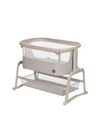 Maxicosi Maxi-Cosi Beistellbett , Beige , Metall, Kunststoff, Karton , 97x74.7x52.3 cm , Reißverschluss, Seitenfenster aufklappbar, Bezug abnehmbar, Bezug