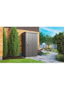 Xxxl Gerätehaus , Anthrazit , Metall , 98x189x81 cm , Gartenzubehör, Geräteschuppen