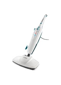 Leifheit Dampfreiniger Clean Tenso , Türkis, Weiß , Kunststoff , 25.6x64x27.5 cm , Haushalt & Kleinelektro, Reinigung, Bodenwischer & Fensterwischer