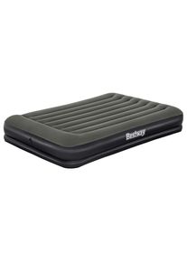 Bestway Luftbett Tritech AIR 67699 , Schwarz, Dunkelgrau , Kunststoff , 152x36x203 cm , SGS-geprüft , integriertes Kissen, beflockte Schlafseite ,