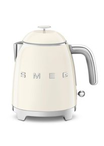 Smeg Wasserkocher , Creme , Metall , 0,8 l , 22.3x24.8x17.1 cm , automatische Abschaltung, manuelle Abschaltung, Trockengehschutz, Überhitzungsschutz,