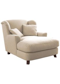 Sit & More Sit & More Xxl-Sessel , Ecru , Textil , Füllung: Schaumstoffflocken,Schaumstoffflocken , 109x104x145 cm , Goldenes M, DGM-Klimapakt , Wohnzimmer,
