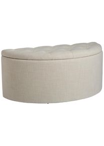 Mid.you Hocker , Beige , Textil, Holzwerkstoff , 100x44x42 cm , Stauraum , Wohnzimmer, Sessel, Hocker & Hockerbänke, Sitzhocker