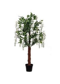 PLANTASIA Műnövény Wisteria 120 cm krém