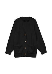 Vero Moda Curve Dames Gebreid vest 'VMCBoom' zwart XL