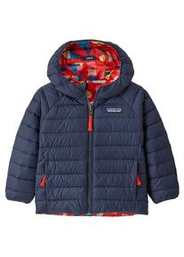 Patagonia Baby's Reversible Down Sweater Hoody Down jacket Kids (2 Years, blue)