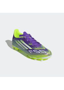adidas Performance , Fußballschuh »F50 LEAGUE MULTI-GROUND KINDER-STIEFEL«, geeignet für Rasen- und Kunstrasenplätze , Purple Rush / Cloud White /...
