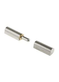 Pinet Bullet-scharnier, gelaste bevestiging, 80mm, Roestvast staal - 656173