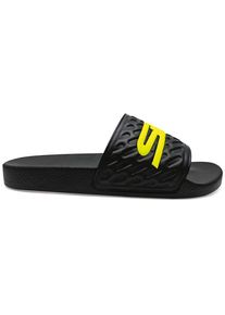 Sidi Pool Slide, slippers , color: Black/Neon-Yellow , size: 45 EU