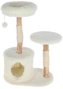 KERBL Pet Lucia Kratzbaum, weiß, 60x40x92cm