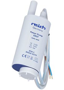 Reich Easy Tauchpumpe mit Filtersieb/Entlüftung, 0,5bar, 12L/min