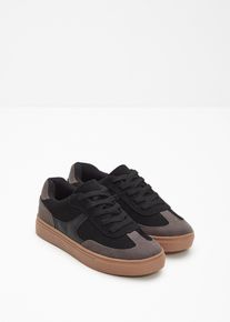 Sneakers til barn, svart, størrelse 30, bonprix