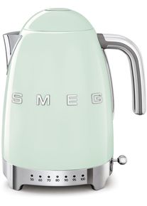 Smeg KLF04PGEU 50"s Style Wasserkocher, 2400W, 1,7 L, 7 Temperaturstufen, pastellgrün