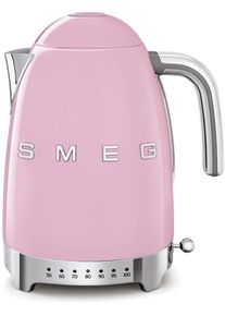 Smeg KLF04PKEU 50"s Style Wasserkocher, 2400W, 1,7 L, 7 Temperaturstufen, cadillac Pink