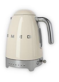 Smeg KLF04CREU 50"s Style Wasserkocher, 2400W, 1,7 L, 7 Temperaturstufen, creme