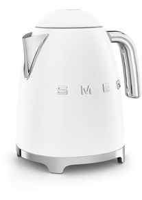 Smeg KLF03WHMEU 50"s Style Wasserkocher, 3000 W, 1,7L, Soft Opening Kannenverschluss, Anti-Kalkfilter, weiß