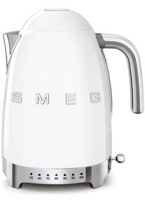 Smeg KLF04WHEU 50"s Style Wasserkocher, 2400W, 1,7 L, 7 Temperaturstufen, weiß
