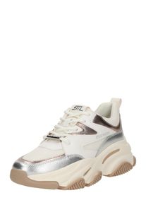 Steve Madden Dames Sneakers laag 'PROGRESSIVE' brons / zilver / natuurwit 37