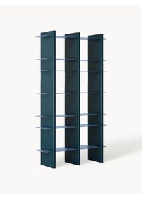 Regał Rami Niebieski Drewno, Metal S 100 x W 176 cm | Westwing Collection