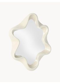 Ellos Home Vægspejl Flow Hvid Plastik B 43 x H 62 cm