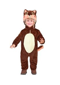Widmann Costume en peluche écureuil Cuty