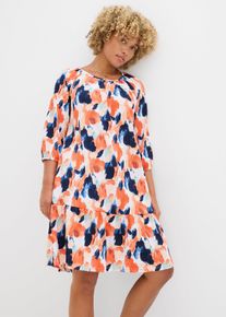 Abito tunica in crêpe, Beige, Taglia 54/56 (XL), bonprix