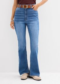 Jeans bootcut vita alta, Blu, Taglia 52, bonprix