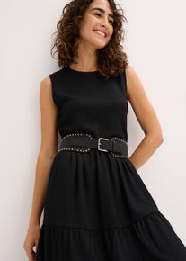 Cintura a vita alta, Nero, Taglia 110, bonprix