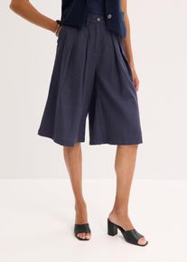 Bermuda con pinces, Nero, Taglia 52, bonprix