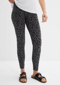 Leggings prémaman con cotone biologico (pacco da 2), Nero, Taglia 50/52 (L), bonprix