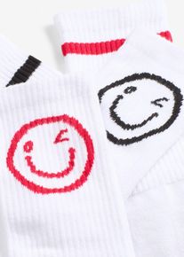 Calze da tennis con cotone biologico (pacco da 6 paia), Bianco, Taglia 31-34, bonprix