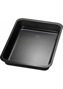 Dr. Oetker Tradition Stahlblech Schwarz 36.5x27x5 cm 1494, Auflaufform, Schwarz