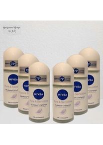 Nivea, Deo, Pure & Sensitive Anti-Transpirant Roll-On 50ml (Roll-on, 50 ml)