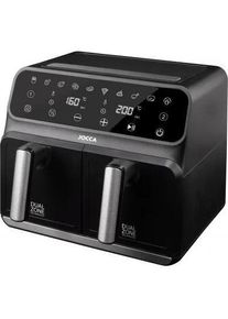 JOCCA Dual Zone, Fritteuse, Schwarz