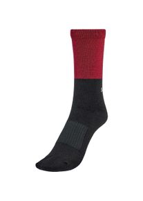 Shimano, Sportsocken, ORIGINAL WOOL TALL SOCKS BLACK/MAROON (L-XL ( 45-48)) (L/XL), Schwarz