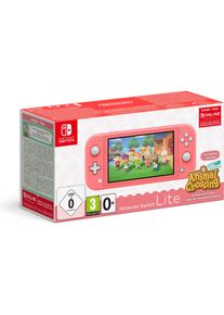 Nintendo Switch Lite + Animal Crossing + Switch Online, Spielkonsole, Pink