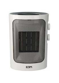 Edm Vertikaler Heizkörper Grau 1000 - 1500 W, Heizlüfter, Grau