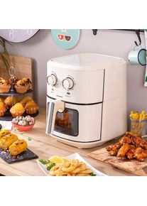 InnovaGoods Heissluftfritteuse Vynner Pro 6500 Creme 1700 W 6,5 L Edel, Fritteuse, Beige