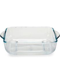 Pasabahce Ofenpfanne Borcam 1,9 L 22 x 6 x 25,5 cm Mit Griffen (6 Stück), Auflaufform, Transparent