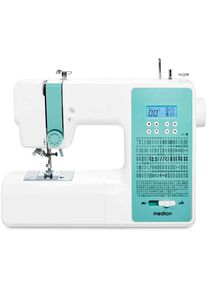 Medion LIFE Digitale Nähmaschine SD36 (MD11881), Nähmaschine, Weiss, Türkis
