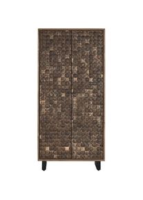 Esprit, Kommode + Sideboard, Cupboard Home Teak Coconut Fibre 85 X 40 X 185 cm (85 x 40 x 185 cm)